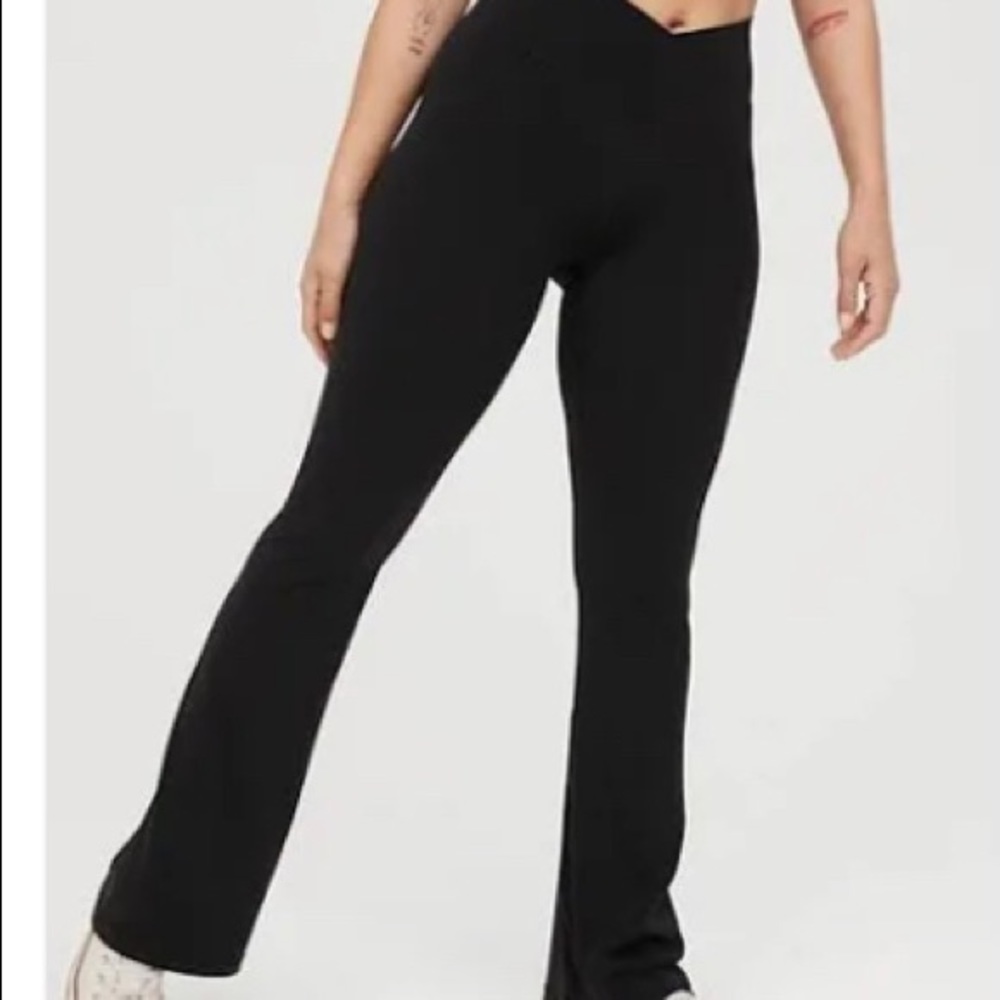 Offline By Aerie Crossover Flare Leggings